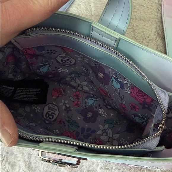 NWOT Loungefly Disney Sleeping Beauty 65th Anniversary Floral Crossbody Bag - Picture 7 of 11